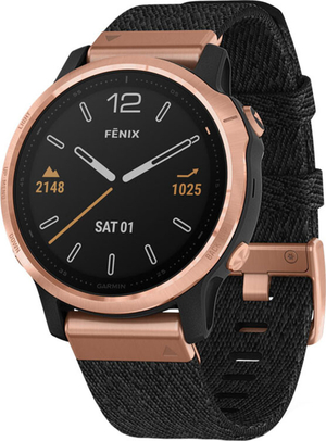 Смарт-часы Garmin Fenix 6S Pro Sapphire Rose Gold with Heathered Black  Nylon Band (010-02159-37) купить в интернет-магазине, цена и стоимость.  Смарт-часы Garmin Fenix 6S Pro Sapphire Rose Gold with Heathered Black Nylon