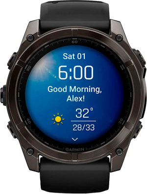 Смарт-часы Garmin fenix 8 51mm AMOLED Sapphire Carbon Gray DLC