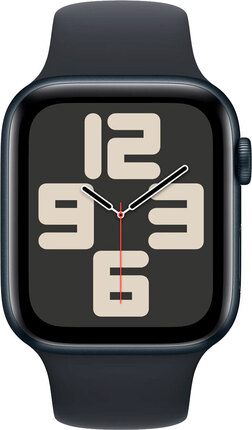 Смарт-годинник Apple Watch SE GPS 44mm Midnight Aluminium Case with Midnight Sport Band - M/L (MRE93QP/A)