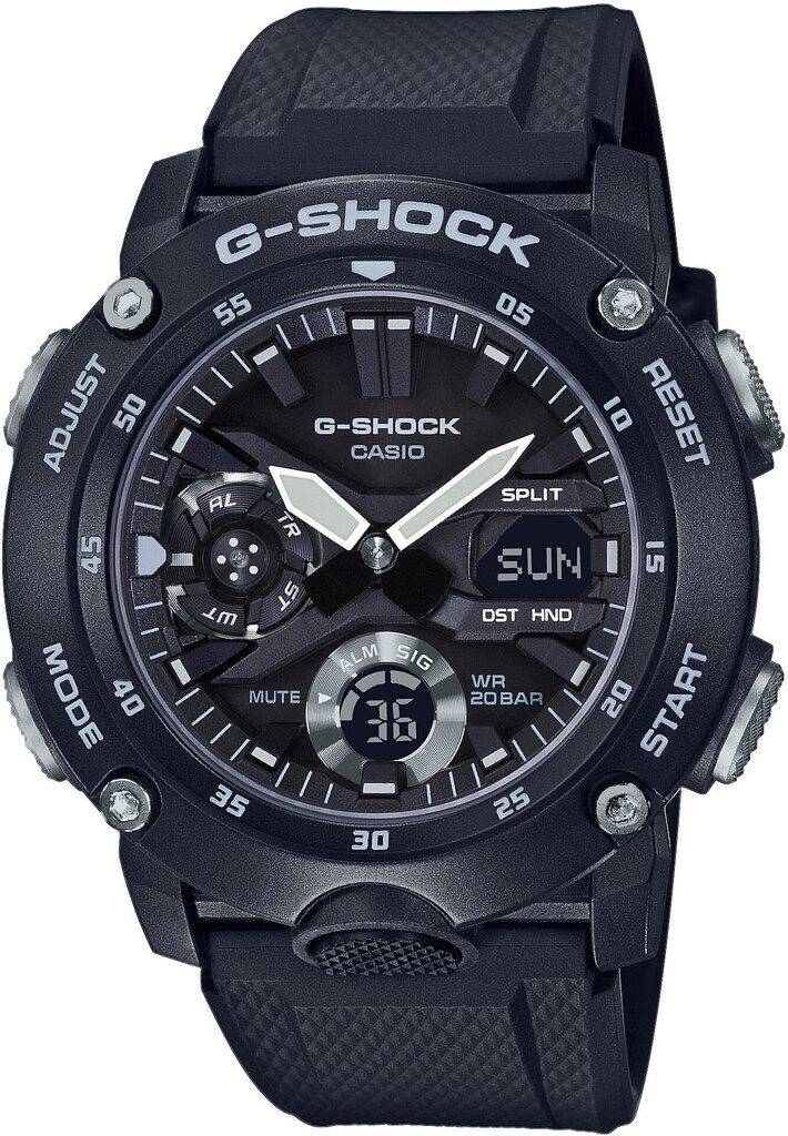 Часы Casio G-SHOCK Classic GA-2000S-1A купить в интернет-магазине