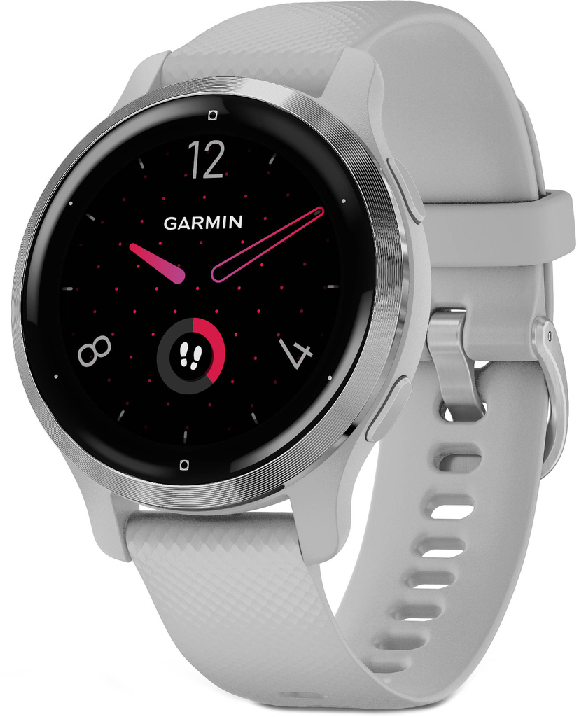 

Смарт-часы Garmin Venu 2S Silver Stainless Steel Bezel with Mist Gray Case and Silicone Band (010-02429-12), 010-02429-12